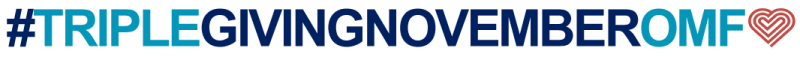 triple giving NOVEMBER omf  logo